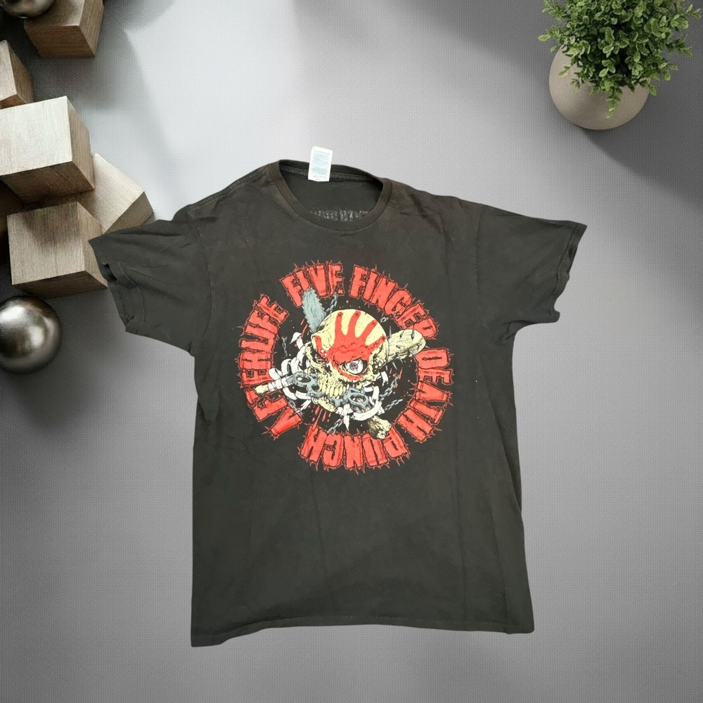 Five Finger Death Punch 2022 Afterlife USA Tour Band T-Shirt Black Medium
